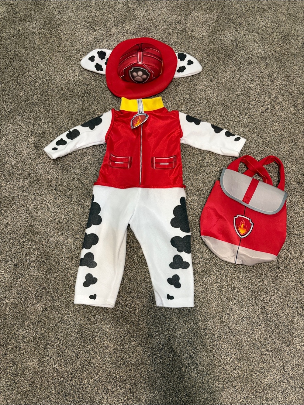 Nickelodeon Paw Patrol Marshall Costume Size 2T-3T